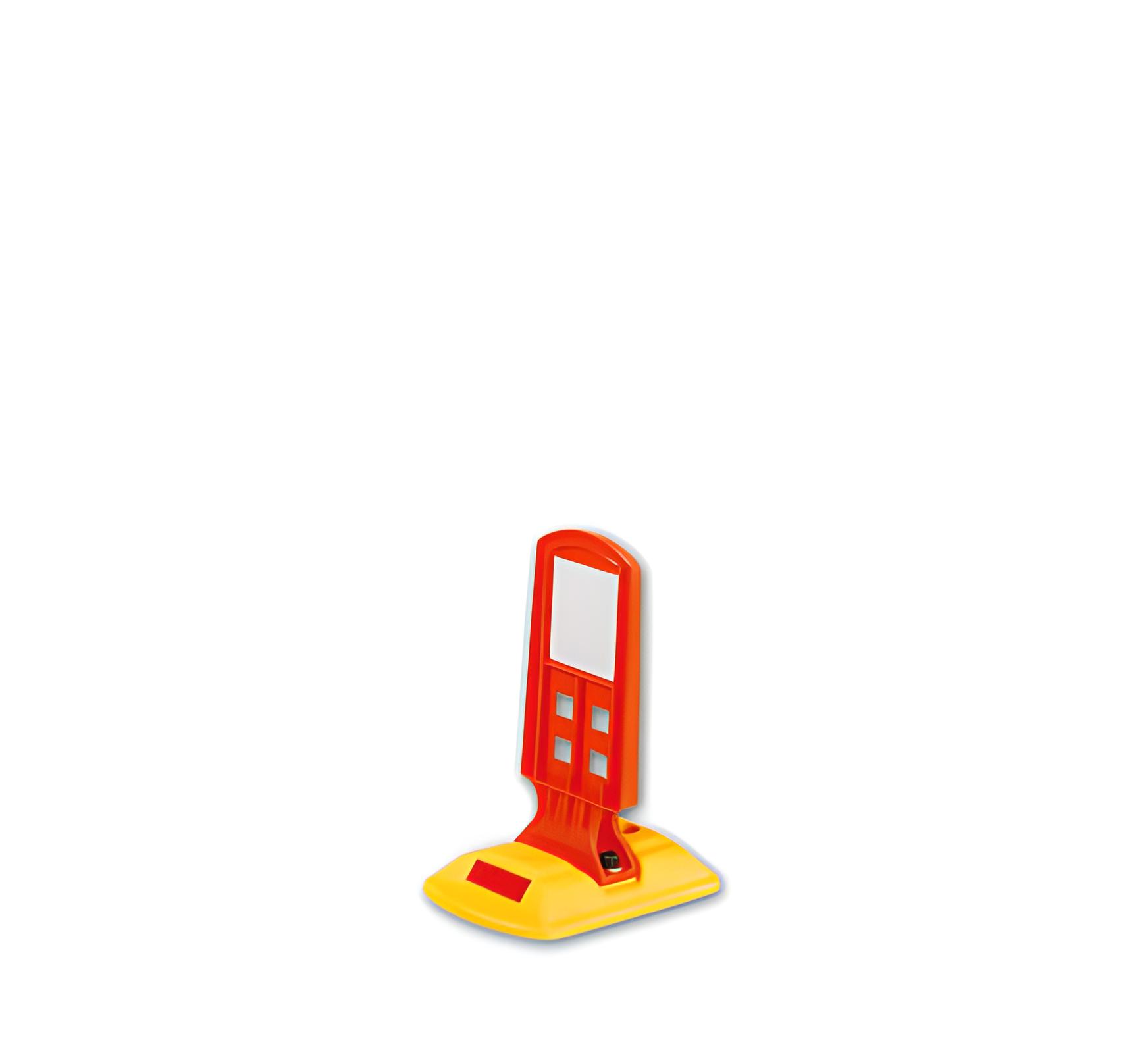 TRAFFIC SEPARATOR WITH FLAP